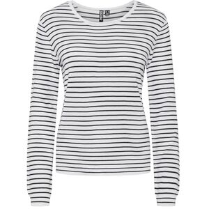 PIECES Dam Pcsonja Ls Knit Noos Bc tröja, Molndansare/ränder: maritim blå, M PIECES Dam Pcsonja Ls Knit Noos Bc tröja, Molndansare/ränder: maritim blå, M