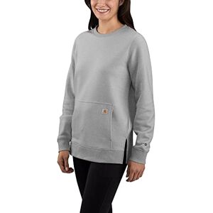 Carhartt Dam avslappnad passform lätt sweatshirt, Asphalt ljung, M Carhartt Dam avslappnad passform lätt sweatshirt, Asphalt ljung, M