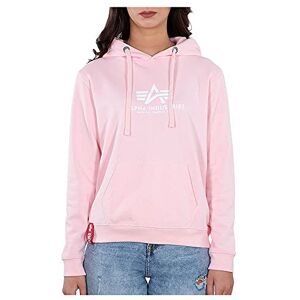 Alpha Industries New Basic Hoody Huvtröja Sweat för damer Pastel Pink Alpha Industries New Basic Hoody Huvtröja Sweat för damer Pastel Pink