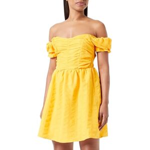 aleva Dam off-shoulder miniklänning 19323127-AL04, orange, XS, apelsin, XS aleva Dam off-shoulder miniklänning 19323127-AL04, orange, XS, apelsin, XS