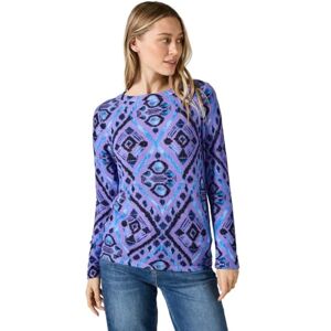 Cecil fluffig långärmad tröja, Lilac Melange, M Cecil fluffig långärmad tröja, Lilac Melange, M