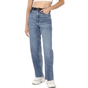 ONLY ONLCAMILLE HW Wide REWORKED DNM AKM, Mellanblå denim, 27W / 32L ONLY ONLCAMILLE HW Wide REWORKED DNM AKM, Mellanblå denim, 27W / 32L