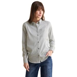Cecil randig skjortblus, svart, L Cecil randig skjortblus, svart, L