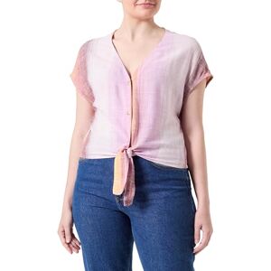 ONLY Onlsiesta S/S knut linne Bl PNT T-shirt för kvinnor, Piruett/ränder: flerfärgad, L ONLY Onlsiesta S/S knut linne Bl PNT T-shirt för kvinnor, Piruett/ränder: flerfärgad, L
