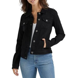 Wrangler Authentics Denim jacka för kvinnor, Svart, M Wrangler Authentics Denim jacka för kvinnor, Svart, M