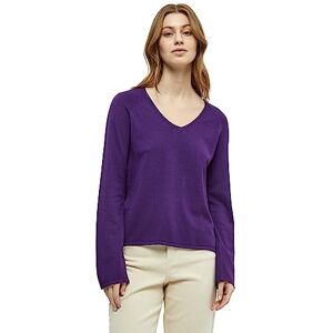 Peppercorn Dam Tana V-ringad Raglan långärmad stickad pullover, 1632 Imperial lila, XS Peppercorn Dam Tana V-ringad Raglan långärmad stickad pullover, 1632 Imperial lila, XS