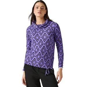 Cecil dam Fluffig skjorta med tryck, Lilac Melange, M Cecil dam Fluffig skjorta med tryck, Lilac Melange, M