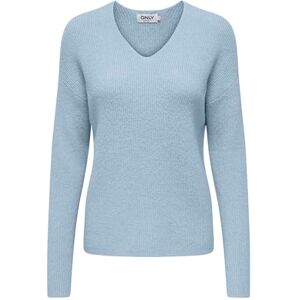 ONLY Onlcamilla V-hals L/S tröja KNT Noos, Kashmirblå, M ONLY Onlcamilla V-hals L/S tröja KNT Noos, Kashmirblå, M