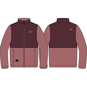 L1 Premium Goods Damer alpin zip fleece huvtröja, Rose / Wine, S L1 Premium Goods Damer alpin zip fleece huvtröja, Rose / Wine, S
