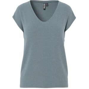 PIECES Damer Pcbillo Tee Lurex ränder Noos T-shirt, Trooper/detalj: guld Lurex, XL PIECES Damer Pcbillo Tee Lurex ränder Noos T-shirt, Trooper/detalj: guld Lurex, XL