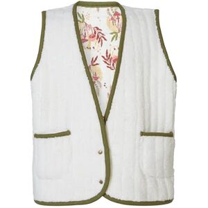 Noppies Flickor Gilet Jonestown vändbar tröja, Buttercream P959, 110 Noppies Flickor Gilet Jonestown vändbar tröja, Buttercream P959, 110