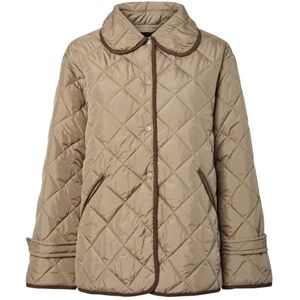 PIECES Pcemily kort quiltad jacka Noos Bc, Greige, XS PIECES Pcemily kort quiltad jacka Noos Bc, Greige, XS