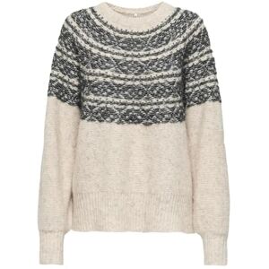 ONLY Onlsidona Life Ls Jq O-Neck KNT, Björk, XS ONLY Onlsidona Life Ls Jq O-Neck KNT, Björk, XS