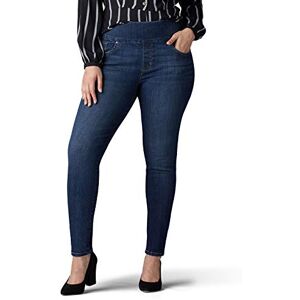 Lee Jeans i plusstorlek för kvinnor, skulpterande, smal passform, dra på-modell, 28 Plus Long Lee Jeans i plusstorlek för kvinnor, skulpterande, smal passform, dra på-modell, 28 Plus Long