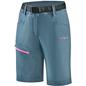 Black Crevice trekkingshorts dam I vandringsshorts dam kort I dam utomhusshorts I vattenavvisande och snabbtorkande I hållbara och ventilerande vandringsshorts med fickor, Blå Mirage/Rosa, 40 Black Crevice trekkingshorts dam I vandringsshorts dam kort I dam utomhusshorts I vattenavvisande och snabbtorkande I hållbara och ventilerande vandringsshorts med fickor, Blå Mirage/Rosa, 40