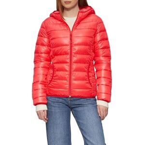 QS Quiltad jacka med huva, röd, M QS Quiltad jacka med huva, röd, M