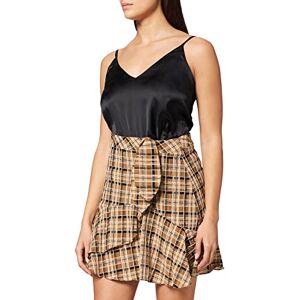 IPEKYOL Dam Belted detalj pläd mönster kjol, BRUN, 40 IPEKYOL Dam Belted detalj pläd mönster kjol, BRUN, 40