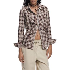 Desigual Cam_Rush Blouse, Brun, M Kvinna, Brun, M Desigual Cam_Rush Blouse, Brun, M Kvinna, Brun, M