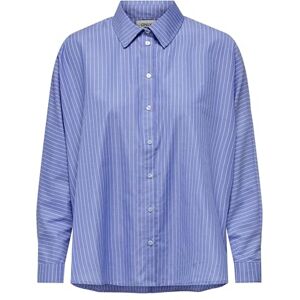 ONLY Damer Onlnew Grace Ls skjorta Noos WVN blus, Moonlight blå/ränder: blå/vit, 3XL ONLY Damer Onlnew Grace Ls skjorta Noos WVN blus, Moonlight blå/ränder: blå/vit, 3XL