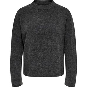 ONLY Onlhouston Ls O-hals KNT, Mörkgrå melange, XL ONLY Onlhouston Ls O-hals KNT, Mörkgrå melange, XL