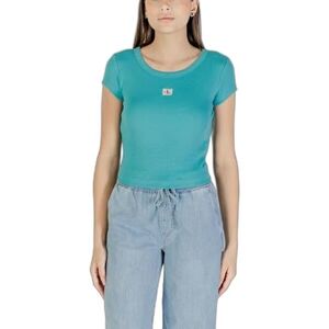 Calvin Jeans t-shirts för kvinnor, Grön (Tuscan Blågrön), XS Calvin Jeans t-shirts för kvinnor, Grön (Tuscan Blågrön), XS