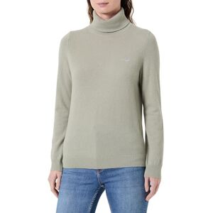 GANT Extrafine lambswool Blend rullkrage, Faded Sage, XXL GANT Extrafine lambswool Blend rullkrage, Faded Sage, XXL