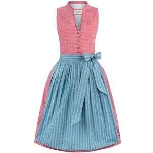 Stockerpoint Dam Dirndl Luciana-klänning, korall, standard Stockerpoint Dam Dirndl Luciana-klänning, korall, standard
