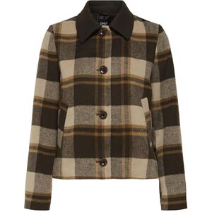 ONLY Onlimmy Life Check Jacka OTW, Silver Mink, S ONLY Onlimmy Life Check Jacka OTW, Silver Mink, S