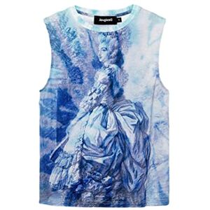 Desigual T-shirt för kvinnor Ts_Marie Antoinette, Vit, XL Desigual T-shirt för kvinnor Ts_Marie Antoinette, Vit, XL