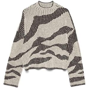 VERO MODA Vmscorpio Ls highneck tröja Bf, Choklad tårta, M VERO MODA Vmscorpio Ls highneck tröja Bf, Choklad tårta, M