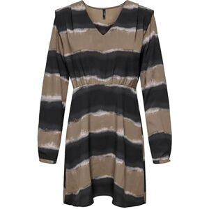 ONLY Onlnova Life Elite L/S Monica Dress AOP, Phantom/Aop: 597 slipsfärg, XS ONLY Onlnova Life Elite L/S Monica Dress AOP, Phantom/Aop: 597 slipsfärg, XS