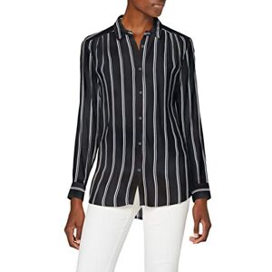 SPARKZ COPENHAGEN Tula Stripe skjorta för kvinnor, Svart, M SPARKZ COPENHAGEN Tula Stripe skjorta för kvinnor, Svart, M