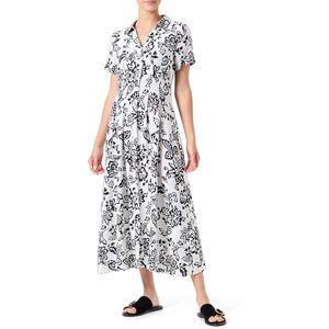 ONLY Dam, Onlkiera, S/S, skjorta, midiklänning, Ptm, blusklänning, svart, S ONLY Dam, Onlkiera, S/S, skjorta, midiklänning, Ptm, blusklänning, svart, S