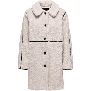 ONLY ONLRUBI Shearling Coat OTW kappa, grå, L, GRÅ, L ONLY ONLRUBI Shearling Coat OTW kappa, grå, L, GRÅ, L