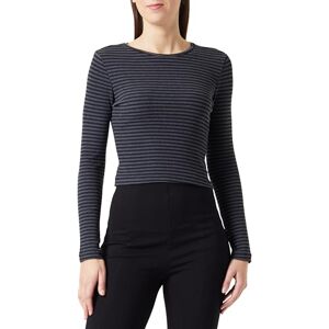 Trendyol damer stickad långa ärmar smal blus, antracit, M Trendyol damer stickad långa ärmar smal blus, antracit, M