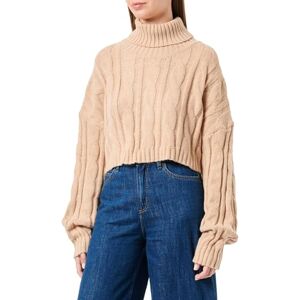 piano damer polotröja twist-kort cape långärmad tröja akryl beige storlek XS/S, Beige, XS piano damer polotröja twist-kort cape långärmad tröja akryl beige storlek XS/S, Beige, XS