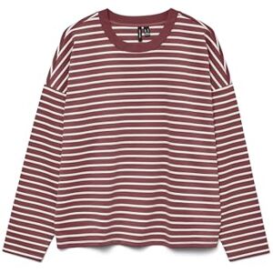 VERO MODA Vmabby Ls O-hals topp JRS Noos, Rosa Brun, XS VERO MODA Vmabby Ls O-hals topp JRS Noos, Rosa Brun, XS
