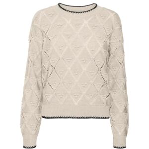 VERO MODA VMJULIAN LS O-hals tröja GA Boo, Björk/detalj: w. Svart, XL VERO MODA VMJULIAN LS O-hals tröja GA Boo, Björk/detalj: w. Svart, XL