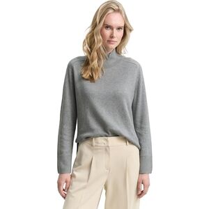 TOM TAILOR Dam 1047698 Pullover tröja, 21373-Medium Silver Grå Melange, XL, 21373 – Medium silver grå melange, XL TOM TAILOR Dam 1047698 Pullover tröja, 21373-Medium Silver Grå Melange, XL, 21373 – Medium silver grå melange, XL