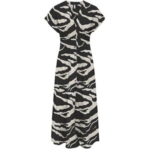 ONLY Onlnova Life Vis Mollie Long Dress AOP, svart, XS ONLY Onlnova Life Vis Mollie Long Dress AOP, svart, XS