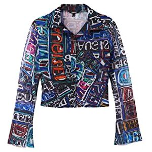 Desigual dam tshirt, blå, S Desigual dam tshirt, blå, S