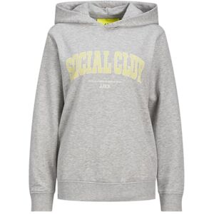 JJXX JACK&JONES JXAMELIA RLX LS Hood Sweat SWT, Ljusgrå melange, M JJXX JACK&JONES JXAMELIA RLX LS Hood Sweat SWT, Ljusgrå melange, M