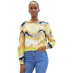 TOM TAILOR Denim Damer Blus 1035424, 31112 New Batik Print, XL TOM TAILOR Denim Damer Blus 1035424, 31112 New Batik Print, XL