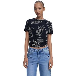 Desigual TS_Mickey blus, svart, L dam, svart, L Desigual TS_Mickey blus, svart, L dam, svart, L