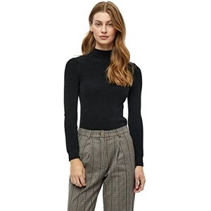 DESIRES Dam Leila Highneck Stickad, Svart, XL, Svart, XL DESIRES Dam Leila Highneck Stickad, Svart, XL, Svart, XL