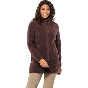 JACK WOLFSKIN - HIGH CURL COAT W - Boysenberry - Fleece coat JACK WOLFSKIN - HIGH CURL COAT W - Boysenberry - Fleece coat