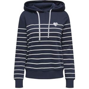 ONLY Onladelle L/S Stripe Hood SWT Noos, marinblå blazer, 3XL ONLY Onladelle L/S Stripe Hood SWT Noos, marinblå blazer, 3XL