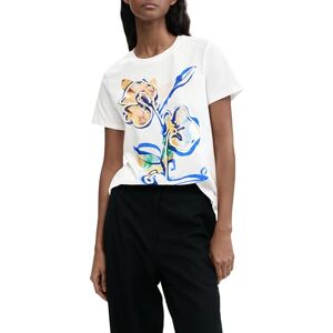 Desigual T-SHIRT MANICHE CORTE DONNA BIANCO Desigual T-SHIRT MANICHE CORTE DONNA BIANCO