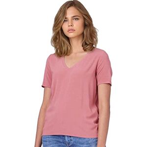 ONLY Onlmerle V-ringad Ss DNM T-shirt för kvinnor, Mauvewood, S ONLY Onlmerle V-ringad Ss DNM T-shirt för kvinnor, Mauvewood, S
