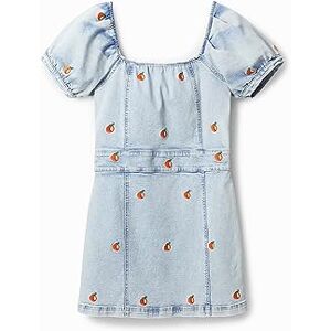 Desigual Kvinnors väst_Lies, 5007 denim ljus tvätt vardaglig klänning, blå, XL Desigual Kvinnors väst_Lies, 5007 denim ljus tvätt vardaglig klänning, blå, XL